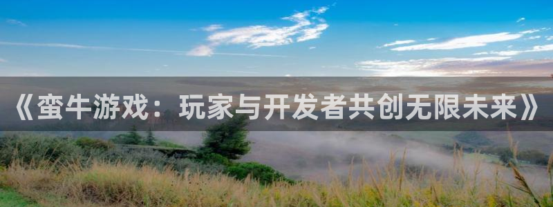 亿万28子书店：《蛮牛游戏：玩家与开发者共创无限未来》