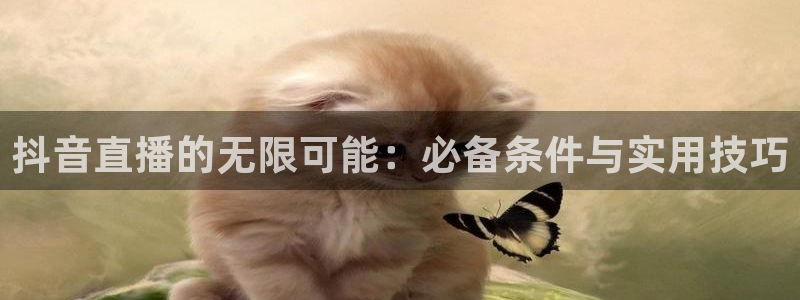 熊猫直播app：抖音直播的无限可能：必备条件与实用技巧